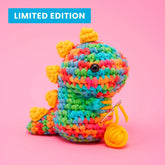 Fred the Dinosaur Rainbow Crochet Kit