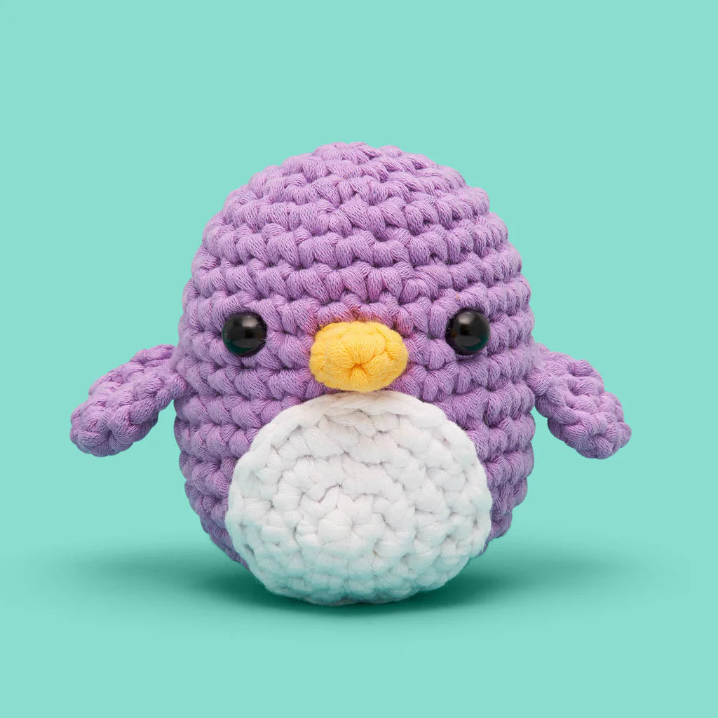 Pierre the Penguin Purple Crochet Kit